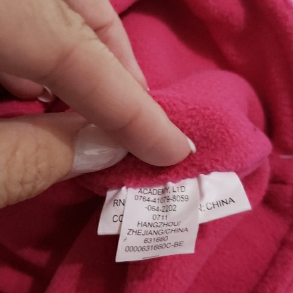 NWT Polar Edge Pink Fleece Scarf - Picture 2 of 4